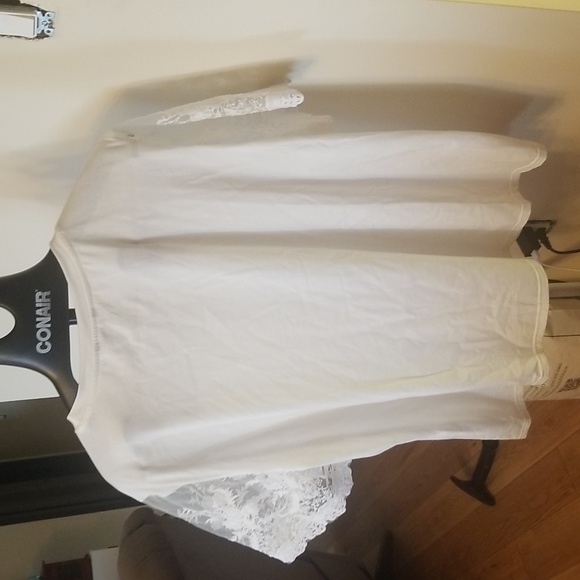 Shein Curve Lace Sleeve Tee 4XL - Picture 6 of 6